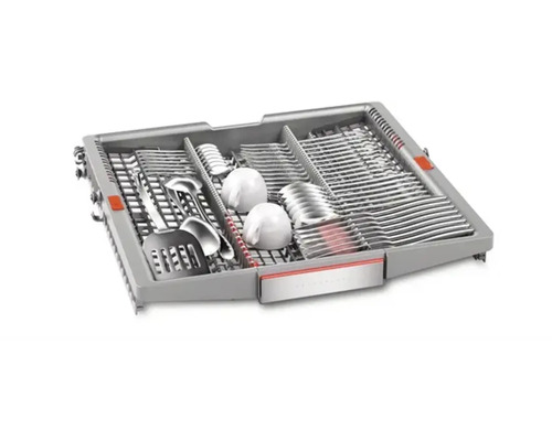 Panier à couverts pour lave-vaisselle avec couverts et deux tasses