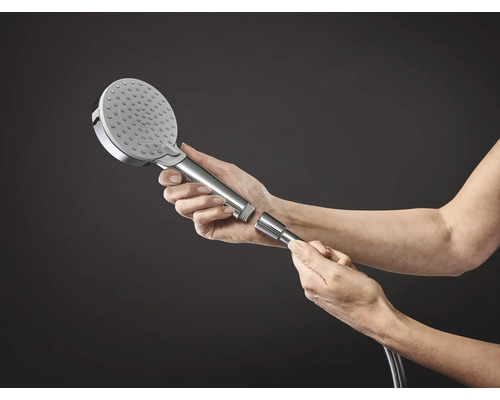 Montage du pommeau de douche avec flexible de douche