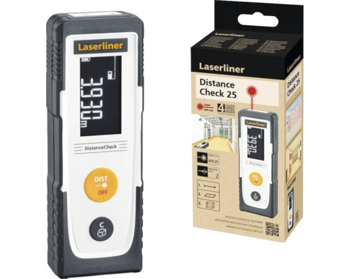 Télémètre Laserliner Distance Check 25 avec emballage