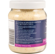 Beurre de cacahuète pour oiseaux de jardin en pot de verre