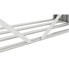 Structure de cadre métallique pour abri de jardin