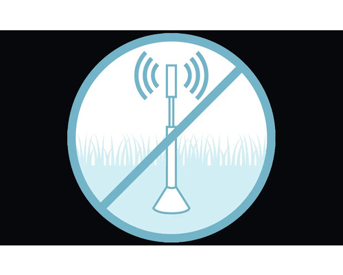 Symbol für kein automatisches Bewässerungssystem