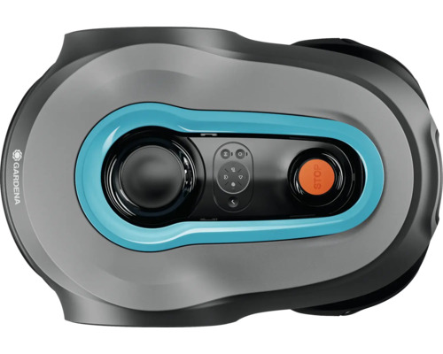 Vue de dessus du robot tondeuse Gardena