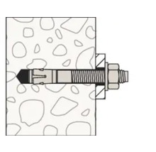Illustration eines Bolzenankers in Beton