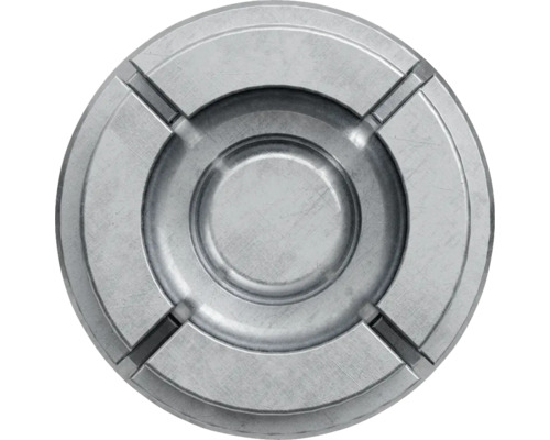 Metallabdeckung mit kreisförmigem Design