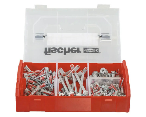 Fischer Universal-Box mit verschiedenen Dübeln und Schrauben