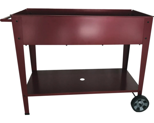 Table de plantation roulante avec espace de rangement et une roue