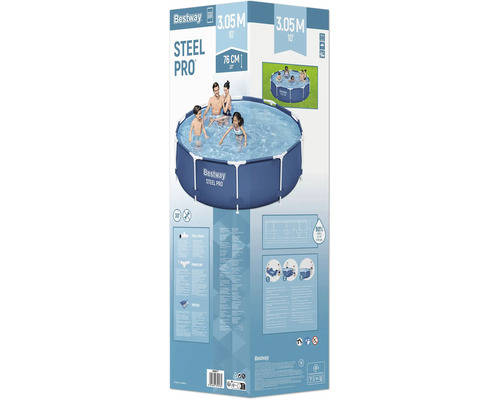 Emballage Bestway Steel Pro, piscine de 3,05 mètres