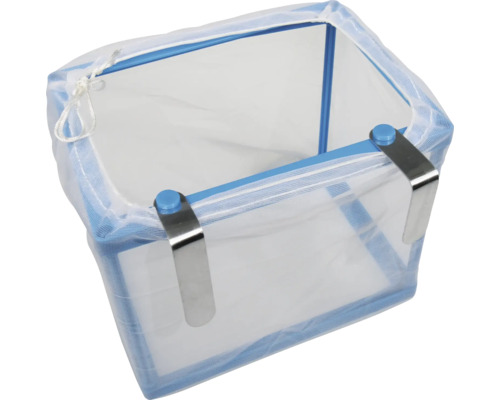 Aquarium-Kescher mit Halterung zur Befestigung am Aquarium