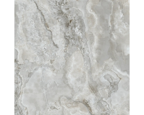 Feinsteinzeug Wand- und Bodenfliese Sheffield grey poliert BxLxS 119x119x1.05 cm