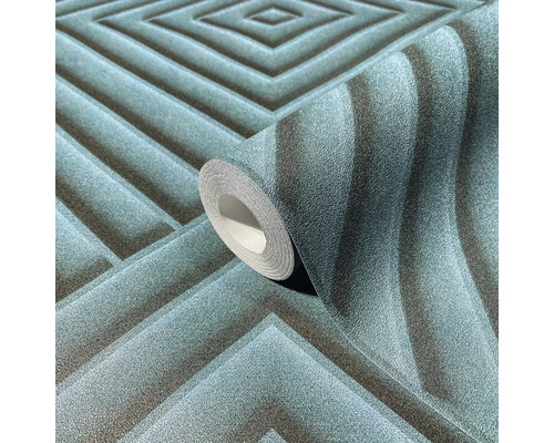 Rouleau de papier peint avec motif géométrique