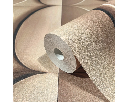 Rouleau de papier peint avec motif géométrique