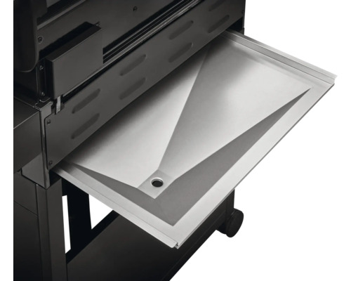 Bac de récupération d''un chariot de grill