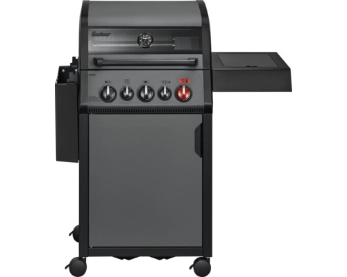 Gril à gaz avec étagère latérale