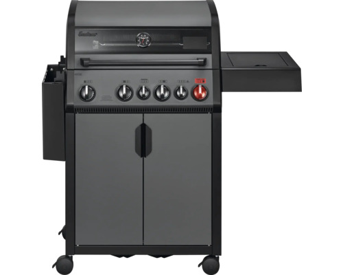 Barbecue à gaz Enders avec cinq brûleurs, table d''appoint et meuble bas