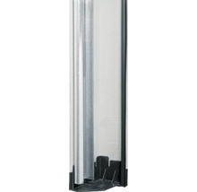 Vue détaillée du profilé de cabine de douche