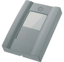 Bouton de porte de garage gris
