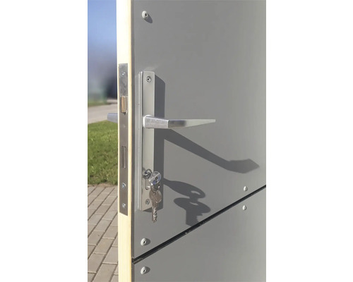 Porte avec serrure et clé