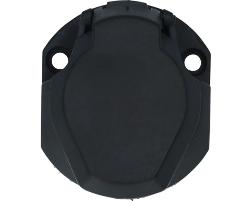 Prise de remorque avec couvercle rabattable