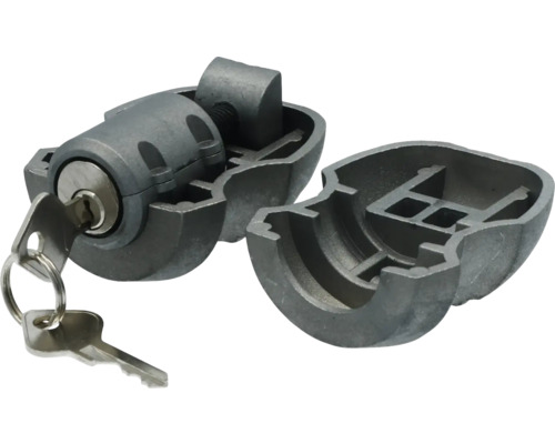 Schloss mit Schlüssel und Schlosskasten