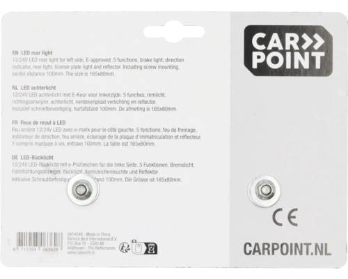 Carpoint LED Rücklicht für die linke Seite, 12/24V
