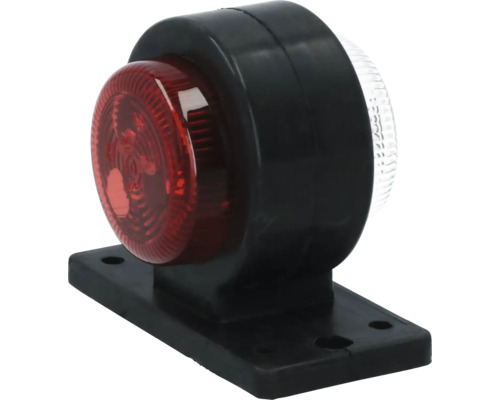 Feu de position avec lumière rouge et claire pour remorque