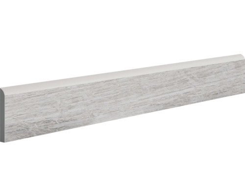 Plinthe avec décor en bois