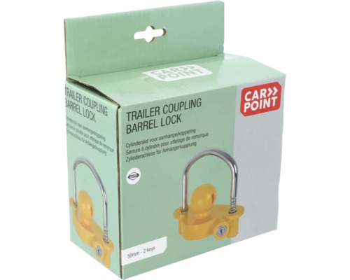 Anhängerkupplung Zylinderschloss in Verpackung
