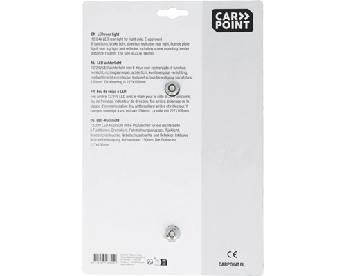 Carpoint LED Rückleuchte für die rechte Seite
