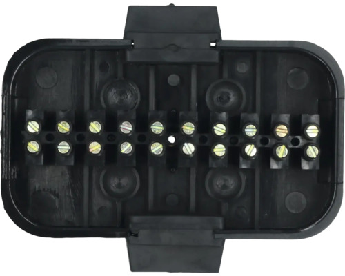 Boîte de dérivation en plastique avec bornes à vis pour installations électriques