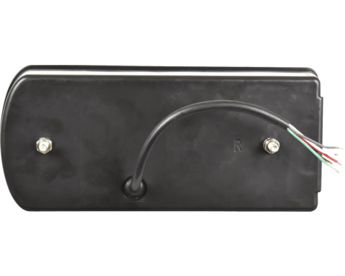 Arrière d''un feu de véhicule avec câble