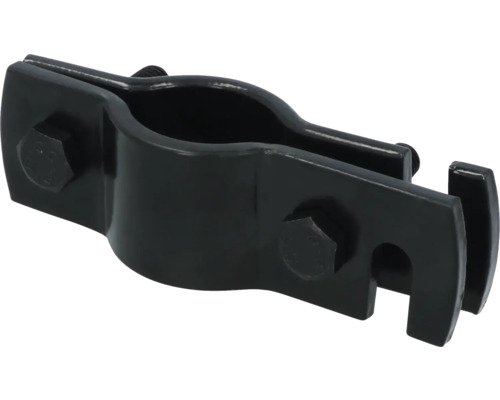 Pièce de raccordement de clôture en métal avec vis