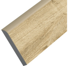 Carrelage de plinthe Firenze oak dark 7.3x60 cm mat