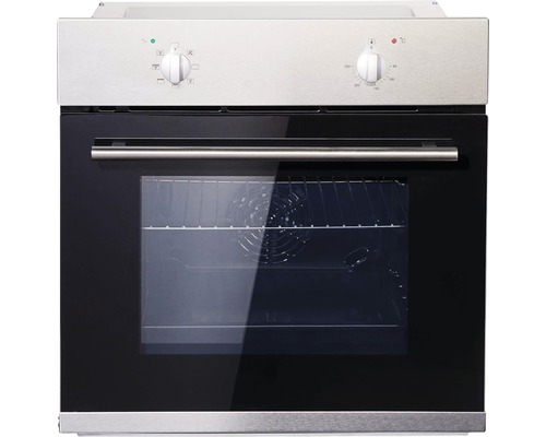 Four encastrable avec porte en verre et boutons rotatifs