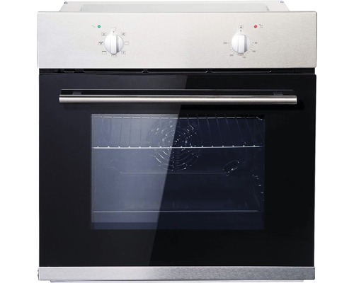 Four encastrable avec porte en verre et boutons rotatifs