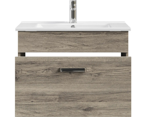 Meuble sous-lavabo avec lavabo et robinetterie