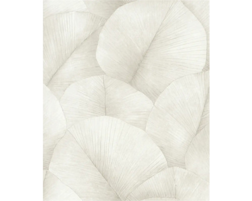 Papier peint intissé 34510 Kumano feuilles beige Papier peint à motif de feuilles