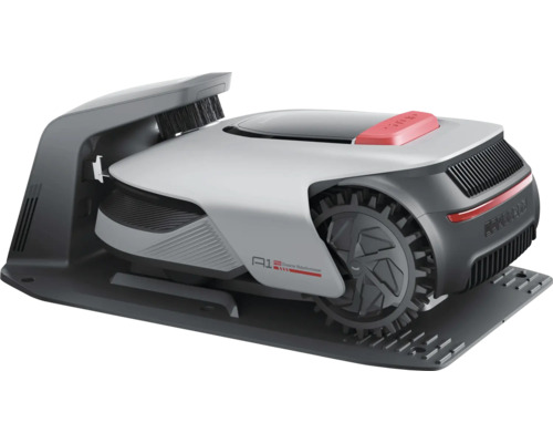 Robot tondeuse A1 Pro Dreame sur station de charge