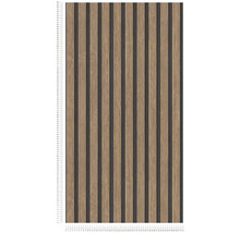 Panneau acoustique aspect bois pour la conception de murs et de plafonds