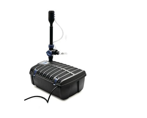 Filtre de bassin de jardin avec tuyau de sortie vertical et câble d''alimentation