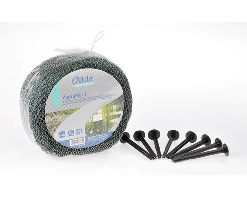 Oase AquaNet 1 Teichnetz mit Heringen zum Schutz vor Laub und Ähnlichem