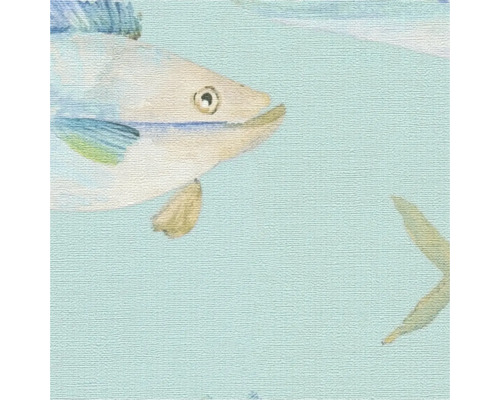 Papier peint à motif de poissons