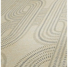 Detailansicht einer Tapete mit grafischem Muster