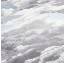 Gros plan d''un papier peint avec motif de nuages