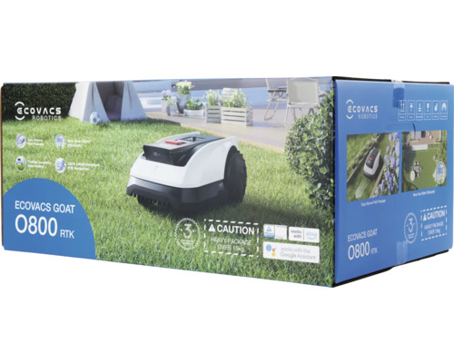 Emballage du robot tondeuse Ecovacs Goat O800 RTK