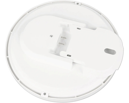 Rückseite einer runden Deckenleuchte zur Installation