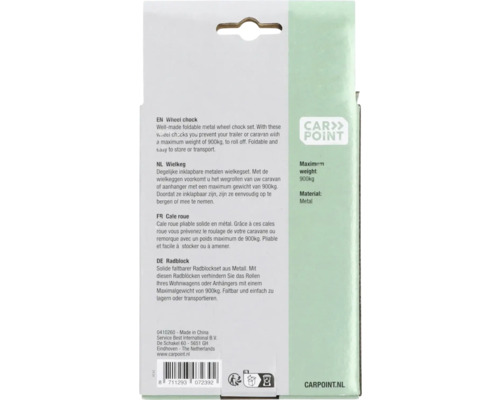 Metallradblockset, faltbar, maximales Gewicht 900 kg