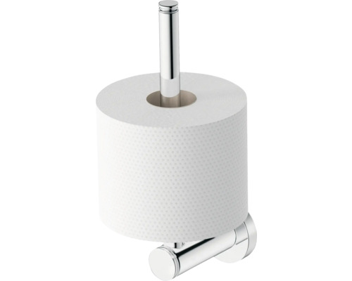 Support pour rouleaux de rechange DURAVIT D-Code chrome/gris brillant 0099151000 Porte-papier toilette en métal avec rouleau de papier toilette