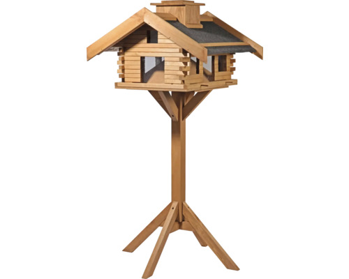 Mangeoire sur pied en bois