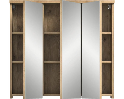 Offener Spiegelschrank mit Regalen für das Badezimmer